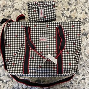 NWT Cath Kidston Diaper Bag/Baby Bag with Stroller Straps and Changing Pad